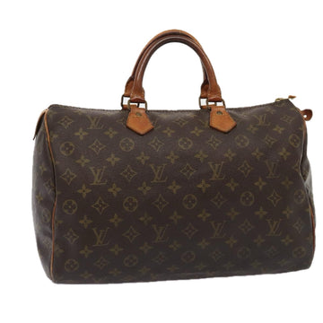 LOUIS VUITTON Monogram Speedy 35 Hand Bag M41524 LV Auth 79090