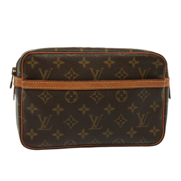 LOUIS VUITTON Monogram Compiegne 23 Clutch Bag M51847 LV Auth 79116