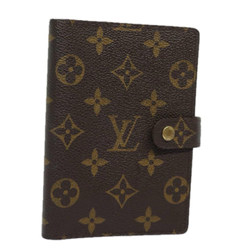 LOUIS VUITTON Monogram Agenda PM Day Planner Cover R20005 LV Auth 79118