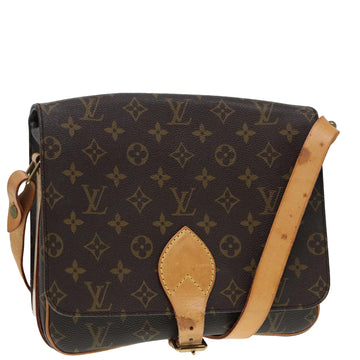 LOUIS VUITTON Monogram Cartouchiere GM Shoulder Bag M51252 LV Auth 79125