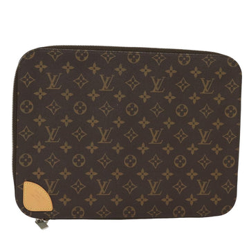 LOUIS VUITTON Monogram Horizon Laptop Sleeve PC Case M42666 LV Auth 79231A