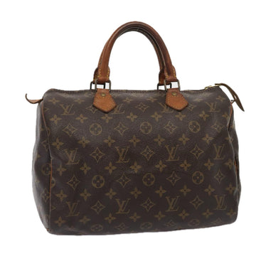 LOUIS VUITTON Monogram Speedy 30 Hand Bag M41526 LV Auth 79242