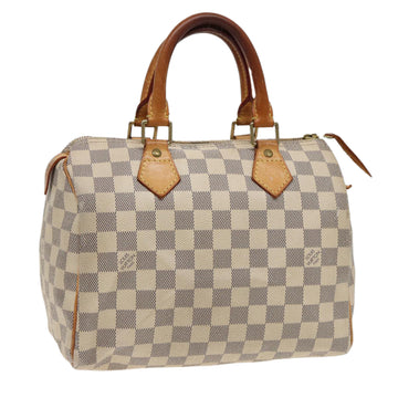 LOUIS VUITTON Damier Azur Speedy 25 Hand Bag N41534 LV Auth 79271