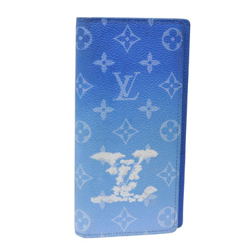 LOUIS VUITTON Monogram Clouds Portefeuille Braza Long Wallet M69680 Auth 79275