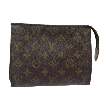 LOUIS VUITTON Monogram Poche Toilette 19 Pouch M47544 LV Auth 79283