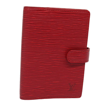 LOUIS VUITTON Epi Agenda PM Day Planner Cover Red R20057 LV Auth 79296