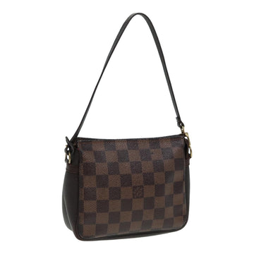 LOUIS VUITTON Damier Ebene Trousse Makeup Pouch N51982 LV Auth 79333