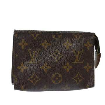 LOUIS VUITTON Monogram Poche Toilette 15 Pouch M47546 LV Auth 79335