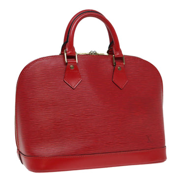 LOUIS VUITTON Epi Alma Hand Bag Castilian Red M52147 LV Auth 79338