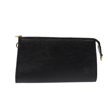 LOUIS VUITTON Epi Pochette Accessoires Pouch Black M52982 LV Auth 79345