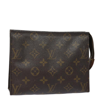 LOUIS VUITTON Monogram Poche Toilette 19 Pouch M47544 LV Auth 79346