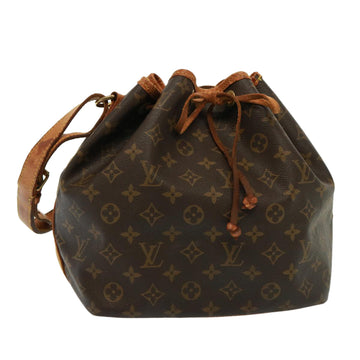 LOUIS VUITTON Monogram Petit Noe Shoulder Bag M42226 LV Auth 79396