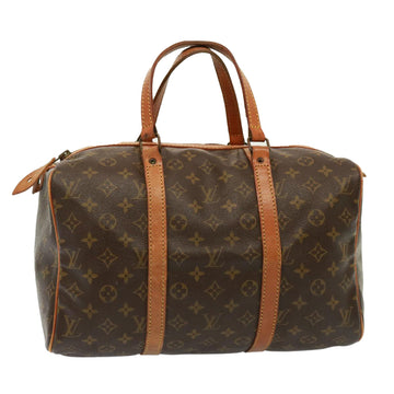 LOUIS VUITTON Monogram Sac Souple 35 Boston Bag M41626 LV Auth 79446