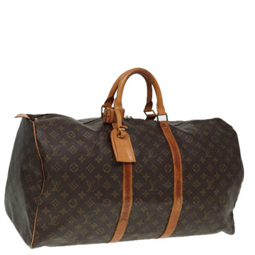 LOUIS VUITTON Monogram Keepall 55 Boston Bag M41424 LV Auth 79471