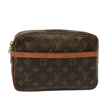 LOUIS VUITTON Monogram Compiegne 23 Clutch Bag M51847 LV Auth 79482