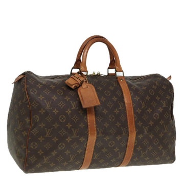 LOUIS VUITTON Monogram Keepall 50 Boston Bag M41426 LV Auth 79487