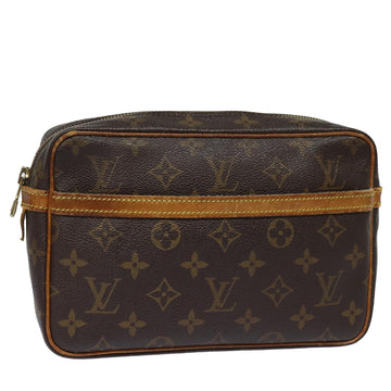 LOUIS VUITTON Monogram Compiegne 23 Clutch Bag M51847 LV Auth 79549