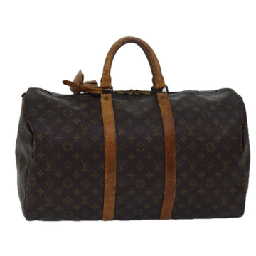 LOUIS VUITTON Monogram Keepall 50 Boston Bag M41426 LV Auth 79565