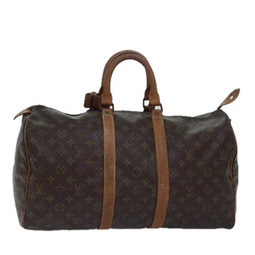 LOUIS VUITTON Monogram Keepall 45 Boston Bag M41428 LV Auth 79566