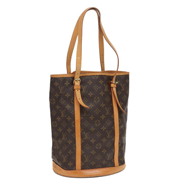 LOUIS VUITTON Monogram Bucket GM Shoulder Bag M42236 LV Auth 79568