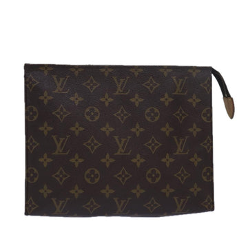 LOUIS VUITTON Monogram Poche Toilette 26 Pouch M47542 LV Auth 79574