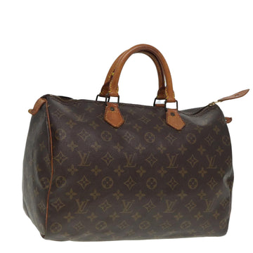 LOUIS VUITTON Monogram Speedy 35 Hand Bag M41524 LV Auth 79576