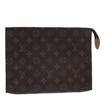 LOUIS VUITTON Monogram Poche Toilette 26 Pouch M47542 LV Auth 79592