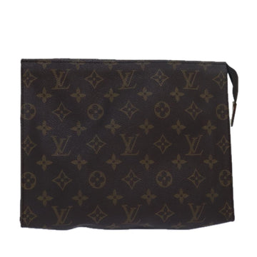 LOUIS VUITTON Monogram Poche Toilette 26 Pouch M47542 LV Auth 79601