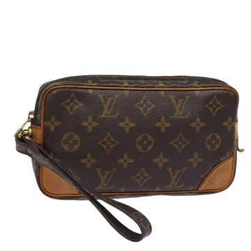 LOUIS VUITTON Monogram Marly Dragonne PM Clutch Bag M51827 LV Auth 79608