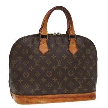 LOUIS VUITTON Monogram Alma Hand Bag M51130 LV Auth 79627