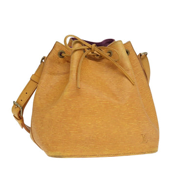 LOUIS VUITTON Epi Petit Noe Shoulder Bag Tassili Yellow M44109 LV Auth 79638