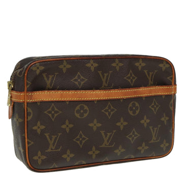 LOUIS VUITTON Monogram Compiegne 23 Clutch Bag M51847 LV Auth 79707