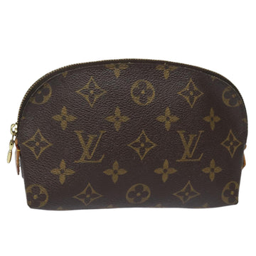 LOUIS VUITTON Monogram Pochette Cosmetic PM Cosmetic Pouch M47515 LV Auth 79801