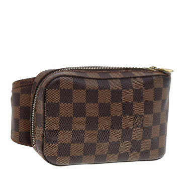 LOUIS VUITTON Damier Ebene Geronimos Shoulder Bag N51994 LV Auth 79841