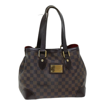 LOUIS VUITTON Damier Ebene Hampstead PM Tote Bag N51205 LV Auth 79842