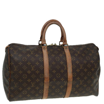 LOUIS VUITTON Monogram Keepall 45 Boston Bag M41428 LV Auth 79884