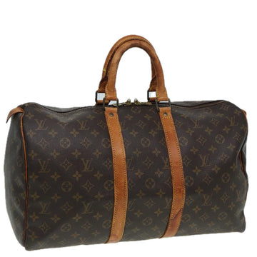 LOUIS VUITTON Monogram Keepall 45 Boston Bag M41428 LV Auth 79885