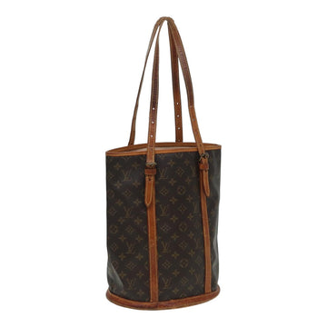 LOUIS VUITTON Monogram Bucket GM Shoulder Bag M42236 LV Auth 79920