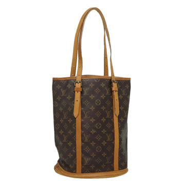 LOUIS VUITTON Monogram Bucket GM Shoulder Bag M42236 LV Auth 79921