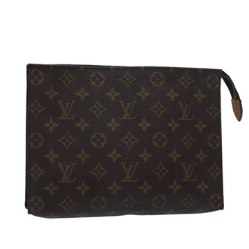 LOUIS VUITTON Monogram Poche Toilette 26 Pouch M47542 LV Auth 79928