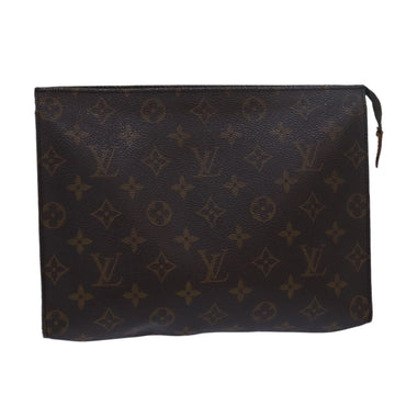 LOUIS VUITTON Monogram Poche Toilette 26 Pouch M47542 LV Auth 79929