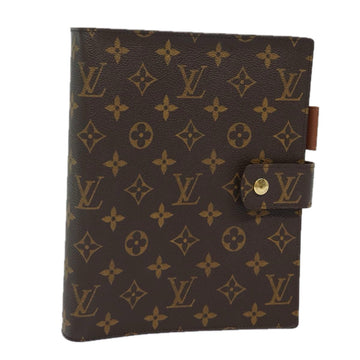 LOUIS VUITTON Monogram Agenda GM Day Planner Cover R20006 LV Auth 79931A