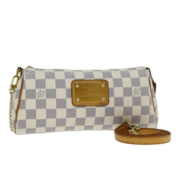 LOUIS VUITTON Damier Azur Eva Shoulder Bag 2way N55214 LV Auth 79935