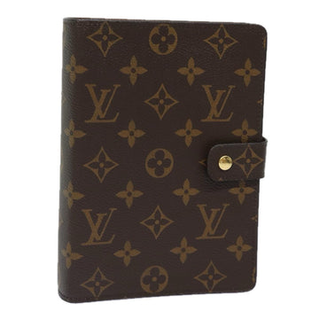 LOUIS VUITTON Monogram Agenda MM Day Planner Cover R20105 LV Auth 79944A