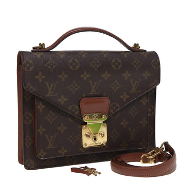 LOUIS VUITTON Monogram Monceau 26 Shoulder Bag M51187 LV Auth 79965