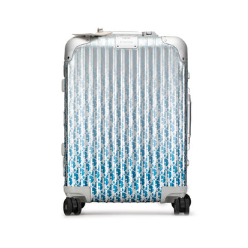 DIOR x Rimowa Aluminum Gradient Cabin Luggage Travel Bag