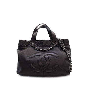 CHANEL Lambskin Leather Trianon Satchel