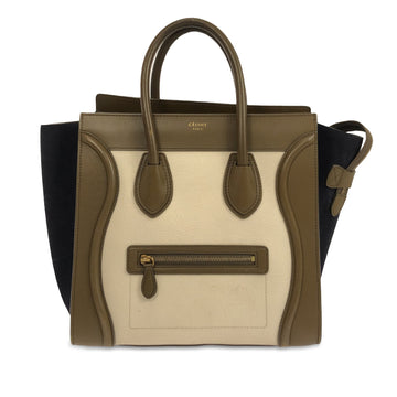 CELINE Mini Tricolor Luggage Tote Tote Bag