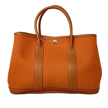 Hermes Toile and Negonda Garden Party 30 Satchel