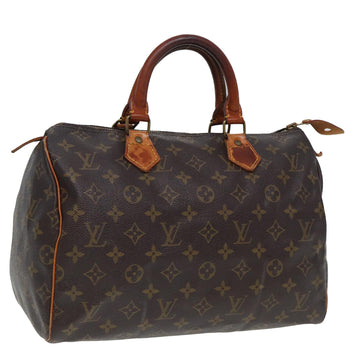 LOUIS VUITTON Monogram Speedy 30 Hand Bag M41526 LV Auth 80006